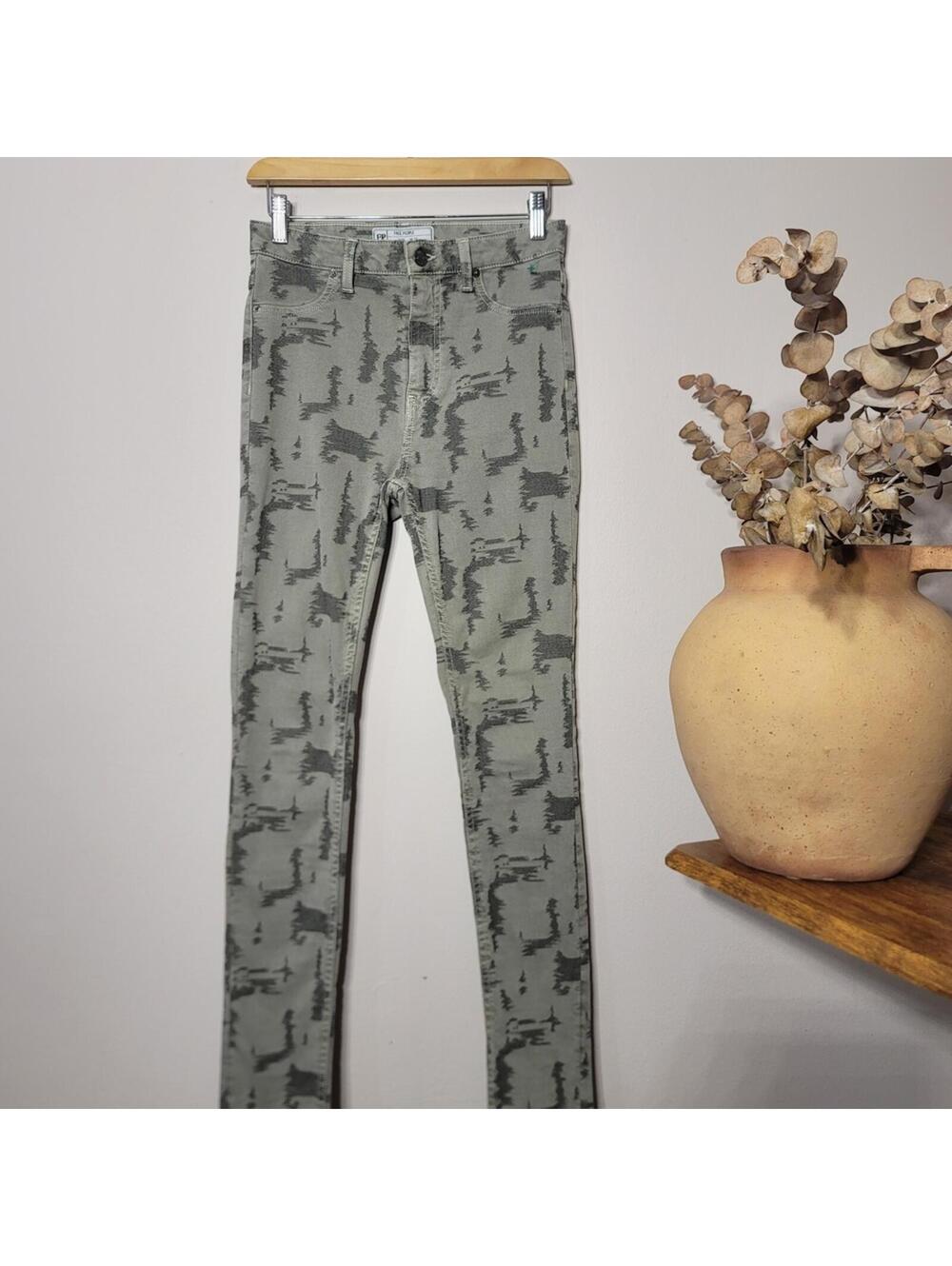 Free People High Rise Skinny Jeans Grunge Cotton Y2K Sz 27